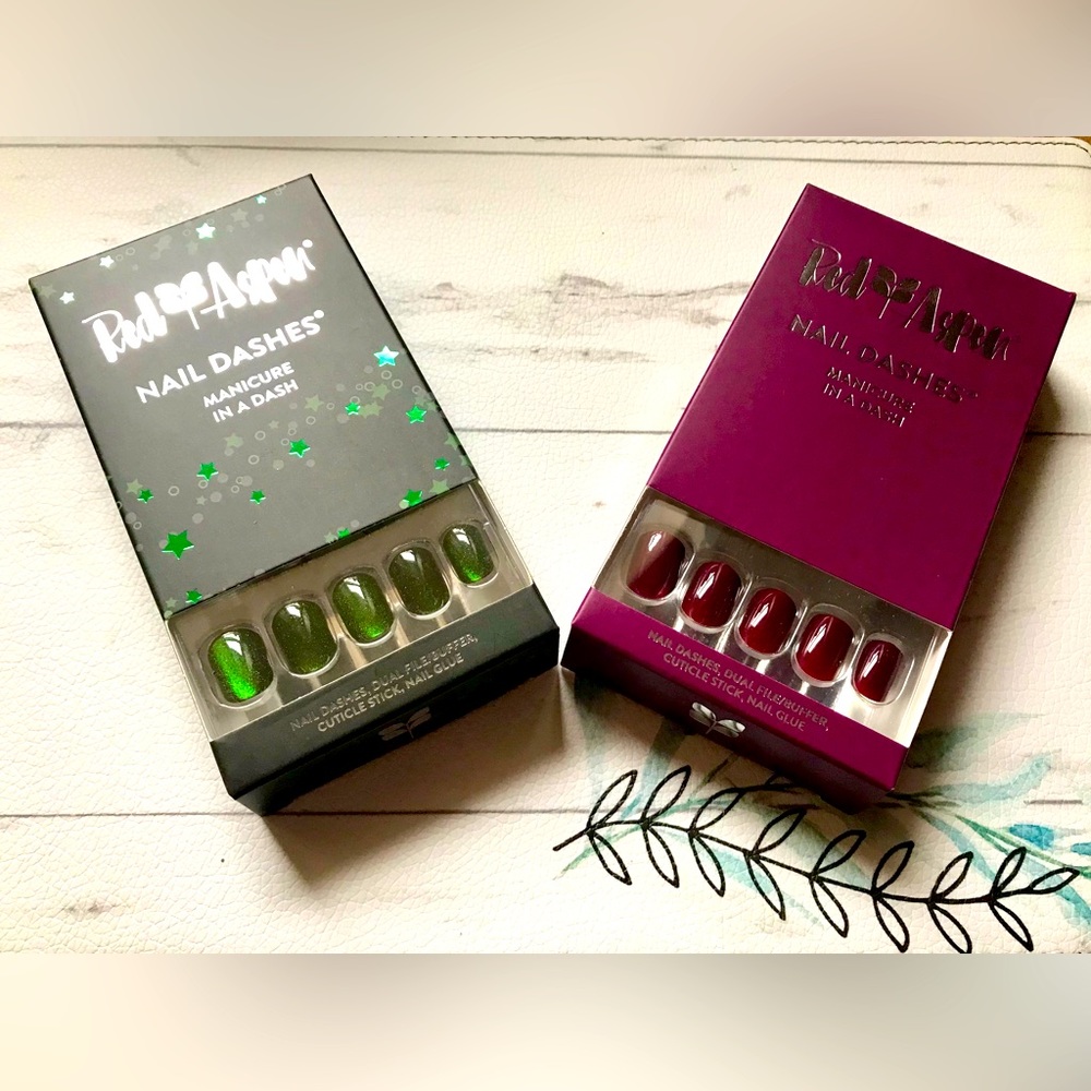 NIB Red Aspen Nail Dashes